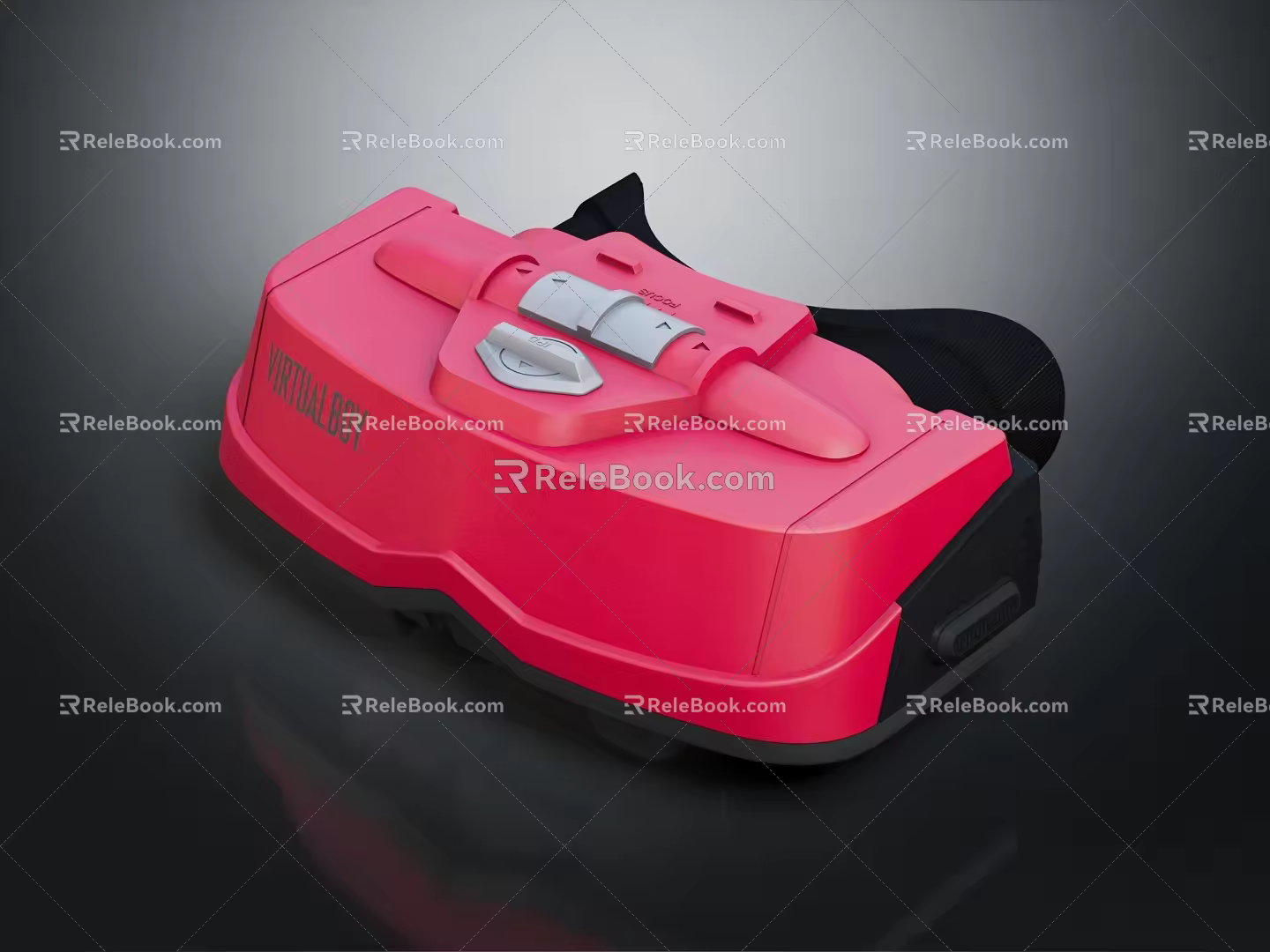 Modern game console Nintendo game console 3d model