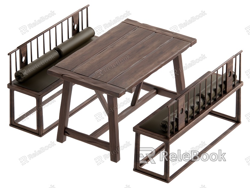 Quiet wind table and chair combination model