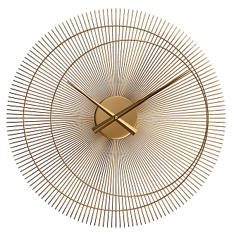 Light Luxury Wall Clock 3d model