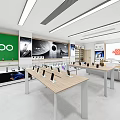 Business Hall Mobile Phone Store Unicom Telecom Mobile 3d model