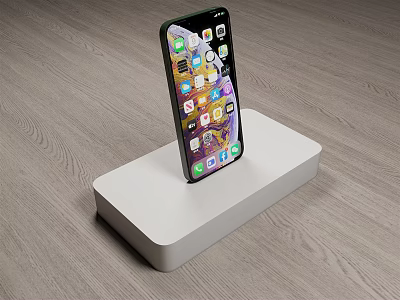 modern mobile phone apple mobile phone iphone 13 mobile phone display 3d model