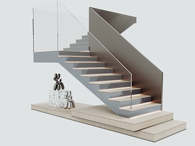 Modern Stairs 3d model