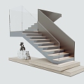 Modern Stairs 3d model