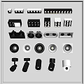 Various Styles of Downlights and Spotlights for Home Lighting Fixtures