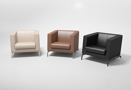 Office Sofa Casual Sofa Single Sofa 3d model