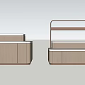 Modern showcase 3d model