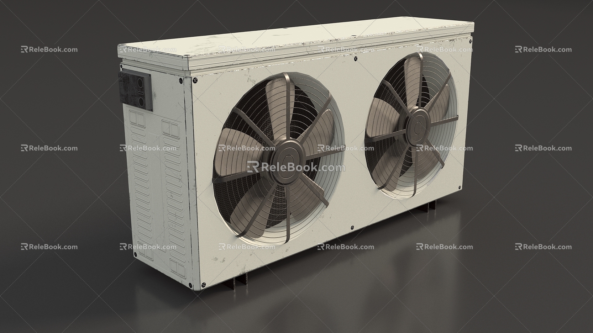 Air Conditioning External Unit Air Conditioning External Unit Simple Model Air Conditioning External Unit Game Air Conditioning External Unit Low Surface Number Air Conditioning External Unit Air Conditioning Compressor Outdoor Unit 3d model