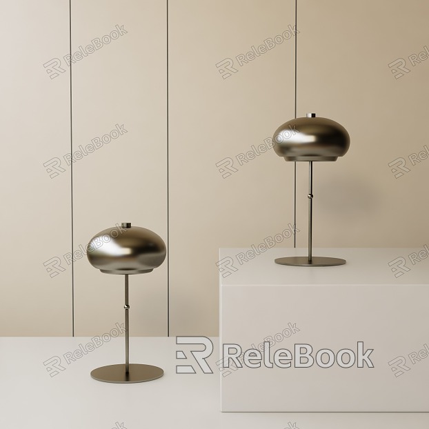 Simple Metal Table Lamp model