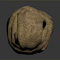 Hemp rope string daily necessities 3d model