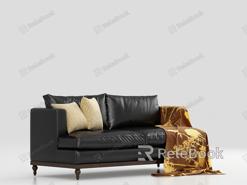 American double sofa model