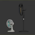 Modern Air Cooler Fans Collection Featuring Stand and Table Models in White and Black