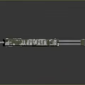 Modern Camouflage Tactical Assault Rifle With Scope Grip And Tactical Accessories