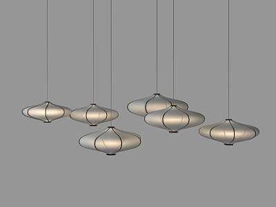 Chinese Chandelier Lantern 3d model