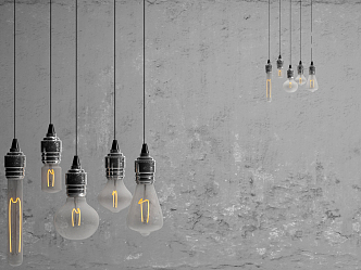 Industrial LOFT chandelier 3d model