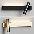 Modern Black and Gold Wall Sconces with Minimalist Design for Home Interior Lighting