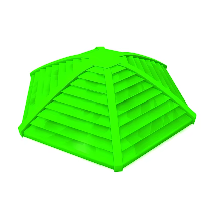 Hexagon top 3d model
