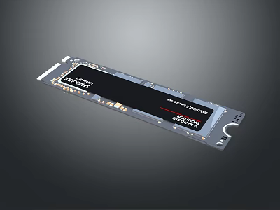 High Performance PCIe NVMe Internal SSD Data Storage Device For Electronic Appliances 3d model