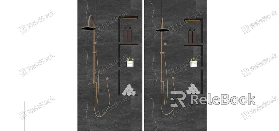 Modern shower faucet model