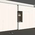 Modern White Wardrobe Design With Sleek Doors Hanging Space And Open Shelves
