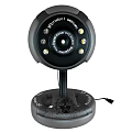 Multiple Angles View Projection Webcam With LED Lights And Adjustable Stand For Home Security Surveillance