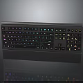 Sleek Modern Mechanical Keyboard With RGB Backlight And Illuminated Colorful Keycaps