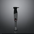 Modern Handheld Immersion Blender With Stainless Steel Shaft And Ergonomic Handle
