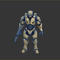 Science Fiction Warrior Future Warrior Next Generation Warrior Super Soldier Magic Warrior Super Soldier Science Fiction Soldier 3d model