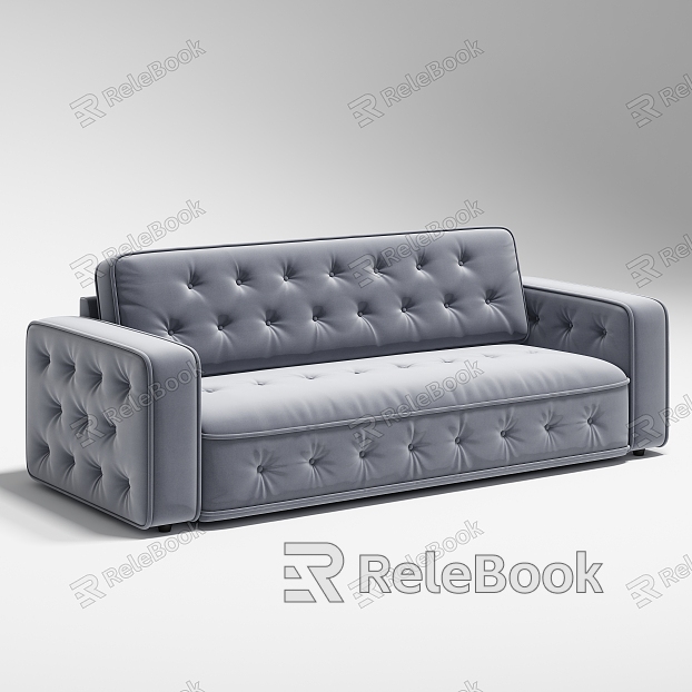 Living room cloth sofa model