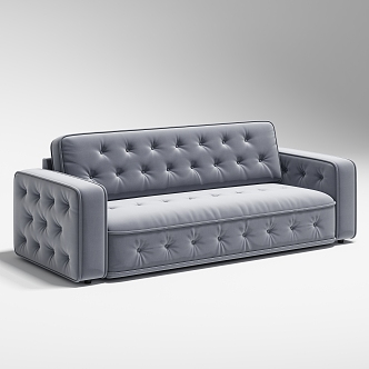 Living room cloth sofa 3d model