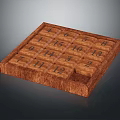 Wooden Number Puzzle With Digits 0 to 15 and Wooden Block Brain Teaser