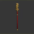 Scepter Ancient Scepter Cane Ancient Scepter Magic Scepter Metal Scepter Classical Scepter Magic Scepter 3d model