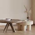 25 Coffee Table Modern Coffee Table Side Table 3d model