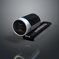 Trust Computer Webcam With Black And Silver Design And Adjustable Stand 3d model