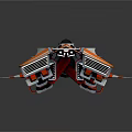 Modern Spaceship Spacecraft 3d model