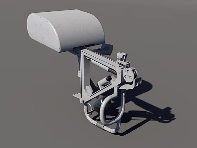 Medical Device With Mechanical Support Structure And Adjustable Connecting Tubes Design 3d model