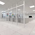 Modern Conference Room With Black Chairs Large Screen TV And Colorful Dot Decorations