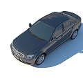 Mercedes-Benz C- Class 2010 MercedesBenz has few simple mold surfaces 3d model