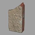 Building Exterior Wall Featuring Rough Textured Brick And Natural Stone Design