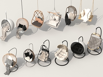 Modern Hanging Chair Swing Chair 3d model