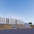 Modern Sales Office Architecture Art Features Display Sales Office Architecture 3d model