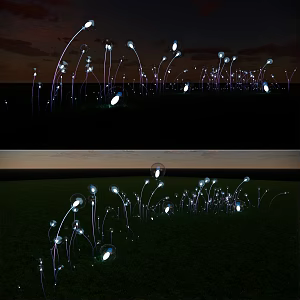 Modern lawn lamp creative lawn lamp 3d model