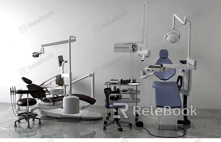 Medical equipment and instruments CT machine Nuclear magnetic resonance machine Hospital bed Wheelchair Dental treatment model