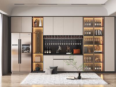 Modern Wine Cabinet model