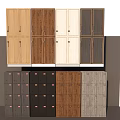 Modern Wardrobe Collection Featuring Various Wooden Colors And Storage Cabinets
