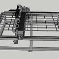 Automatic welding equipment welding coordinates Mach 3d model