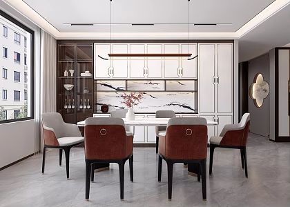 New Chinese Restaurant 3d model