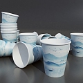 Paper cup 3d model