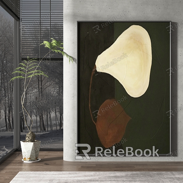 modern abstract painting abstract decorative painting model