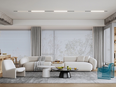 Modern Home Living Room model