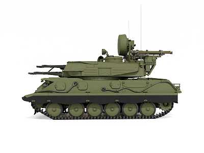 Anti-aircraft vehicle Z23 3d model